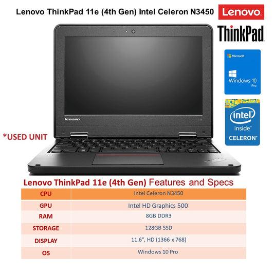 LENOVO THINKPAD 11E (4TH GEN) INTEL CELERON N3450