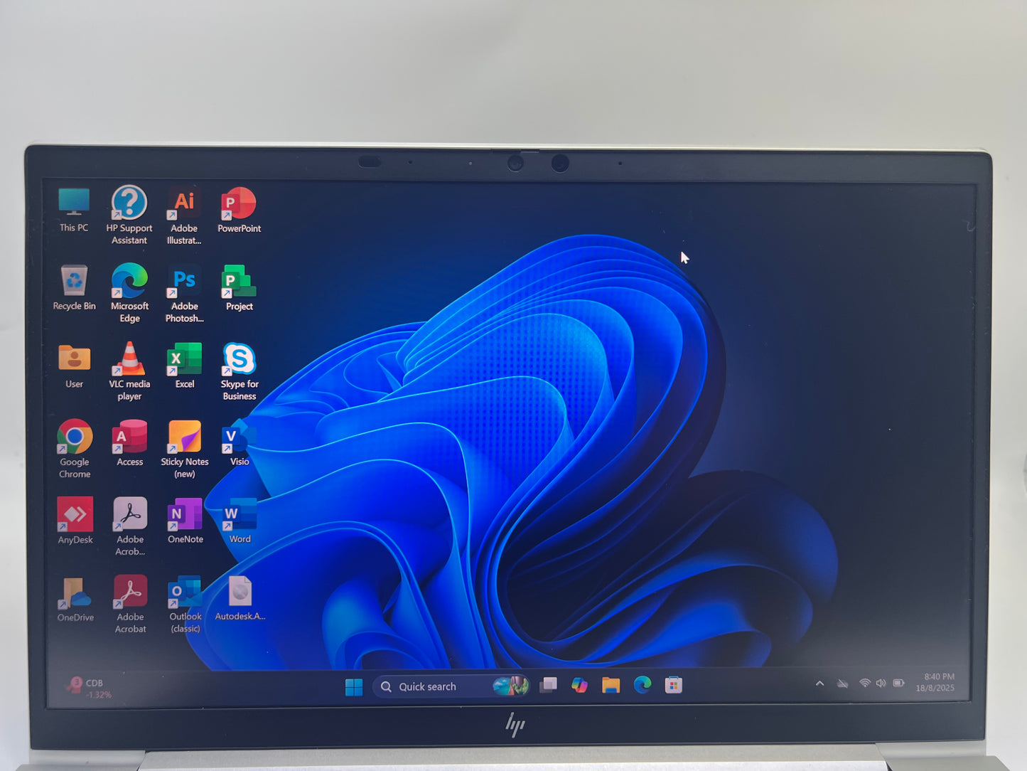 HP Elitebook 840 G8 (1 YEAR WARRANTY T&C) Core i7-11th GEN 14"FHD DISPLAY 32GB RAM WIN 11