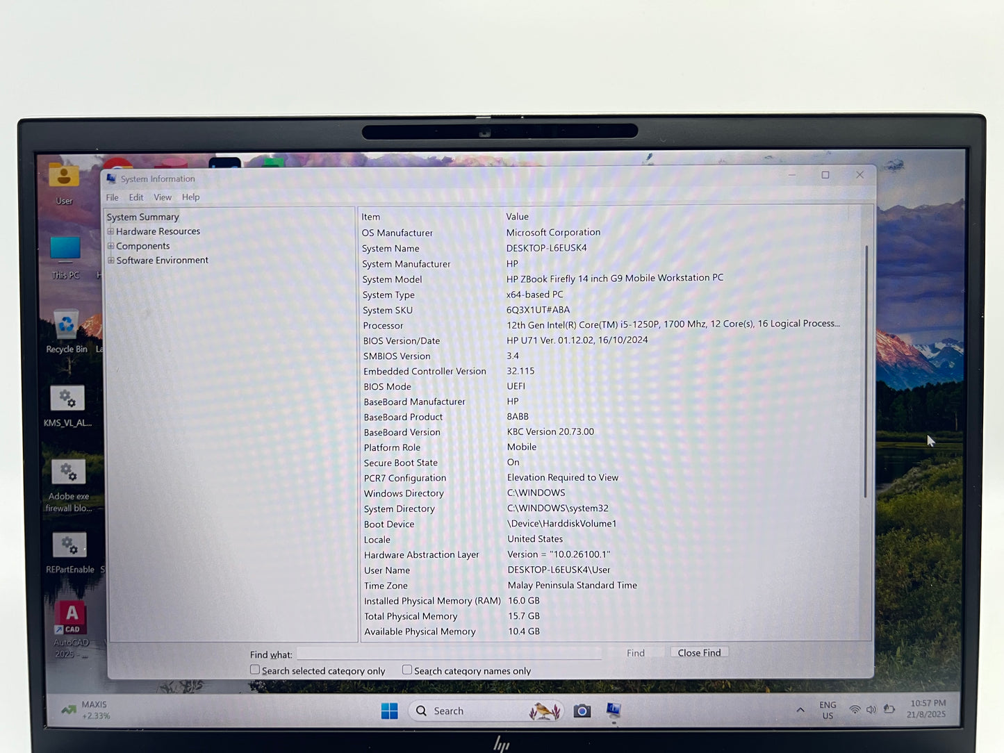 HP ZBOOK FIREFLY 14 G9 Workstation (1 YEAR WARRANTY T&C)14" inch FHD Core i5 12th Gen UPTO 32GB RAM