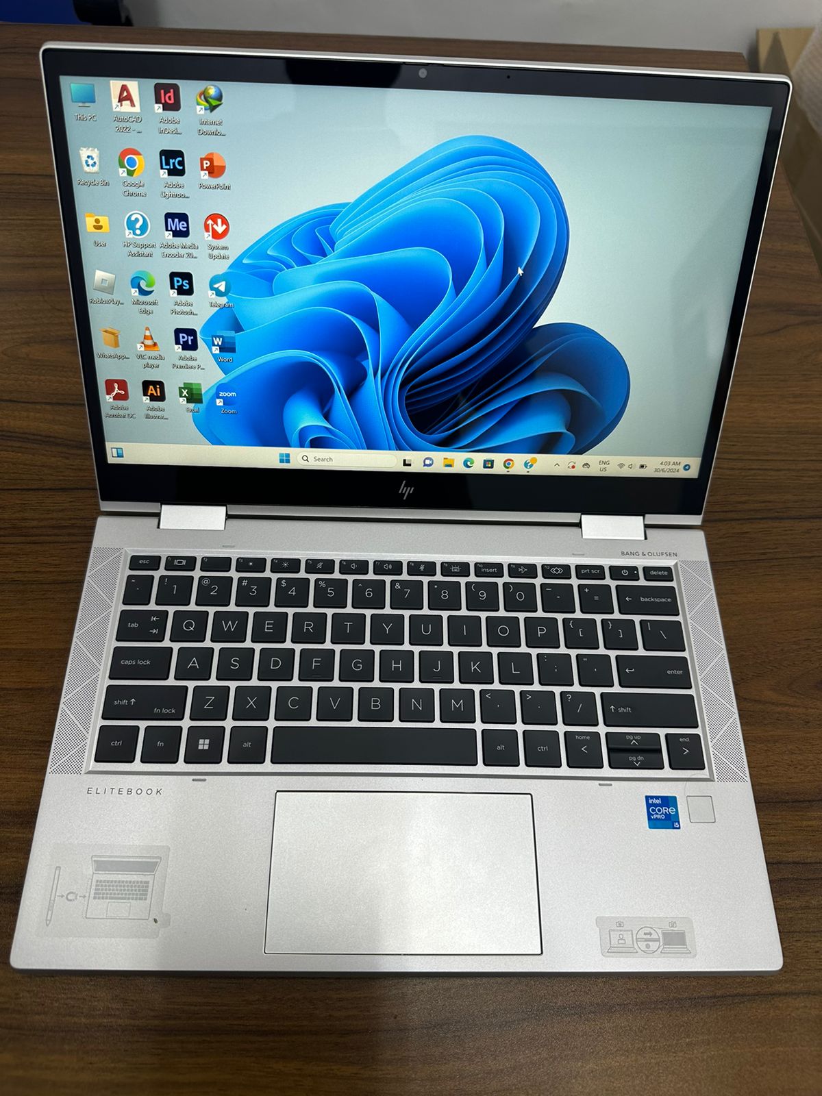 HP ELITEBOOK X360 830 G8 CORE i5-1145G7(11TH GEN) 13.3 FHD TOUCHSCREEN 1X 16GB SODIMM RAM UPGRADE TO 32GB
