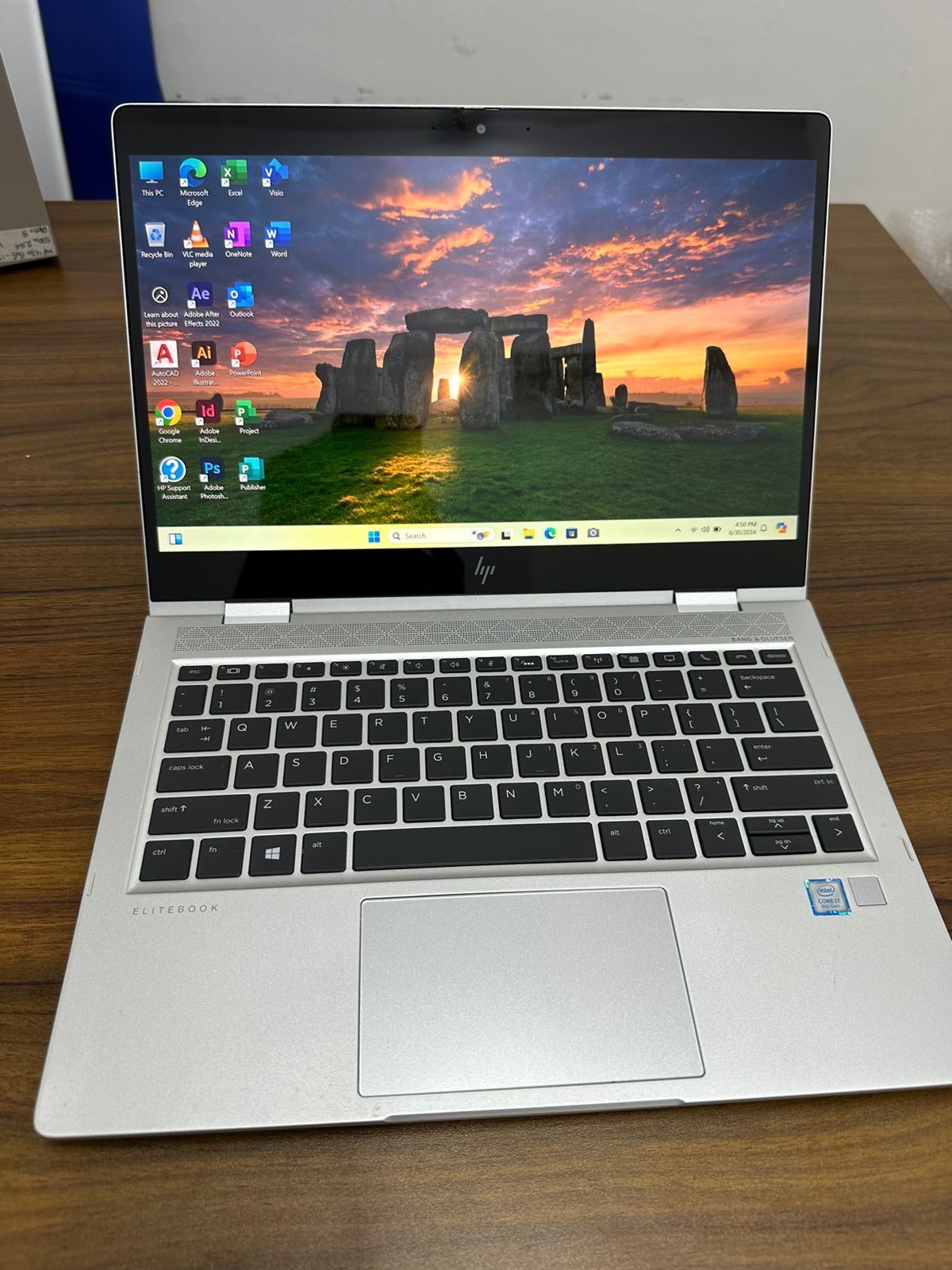 HP ELITEBOOK X360 830 G5 CORE i7-8550U (8TH GEN) 13.3 FHD TOUCHSCREEN 16GB RAM/256GB SSD