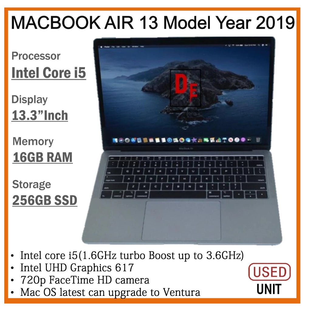 APPLE MACBOOK PRO 15/13 i7/i9/i5 2019 MODEL YEAR UPTO 16GB RAM 1TB SSD 13.3 RETINA DISPLAY - Zaranet.my