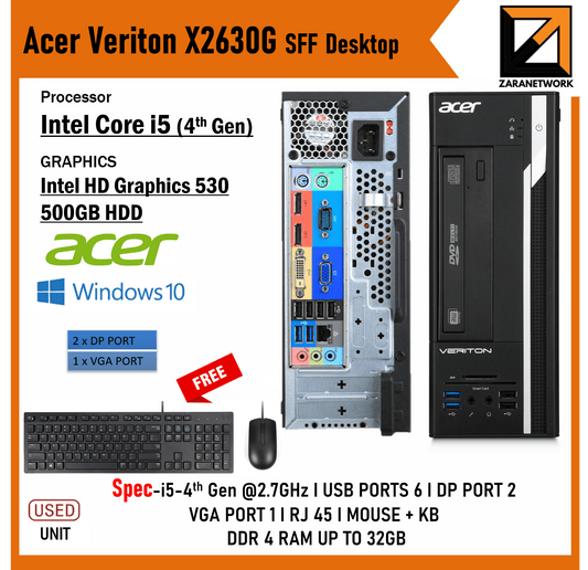 ACER VERITON X2630G SFF (Desktop) - My Store