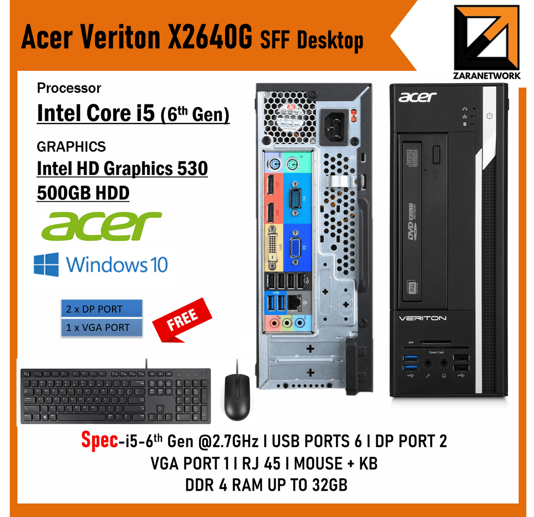ACER VERITON X2640G SFF ( Desktop) – Zaranet.my
