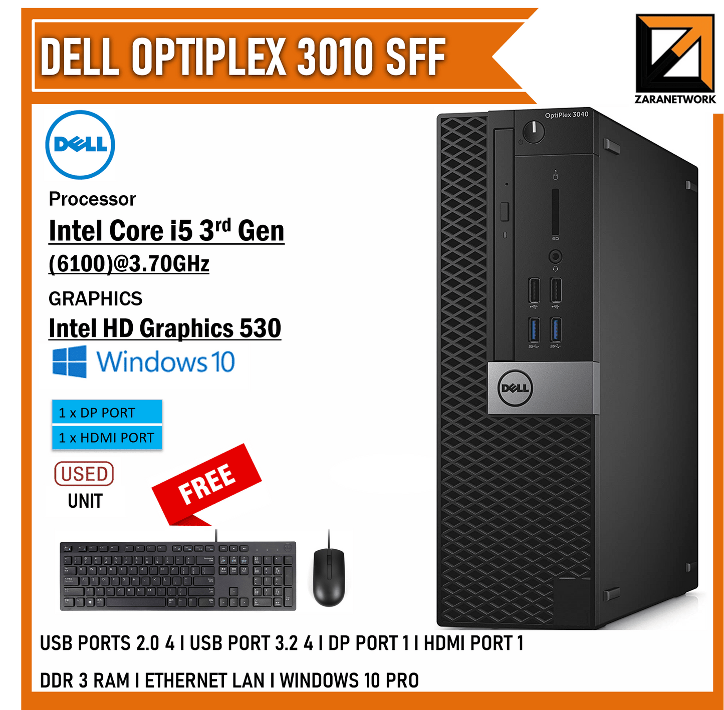 DELL OPTIPLEX 3010 SFF (Desktop) - My Store