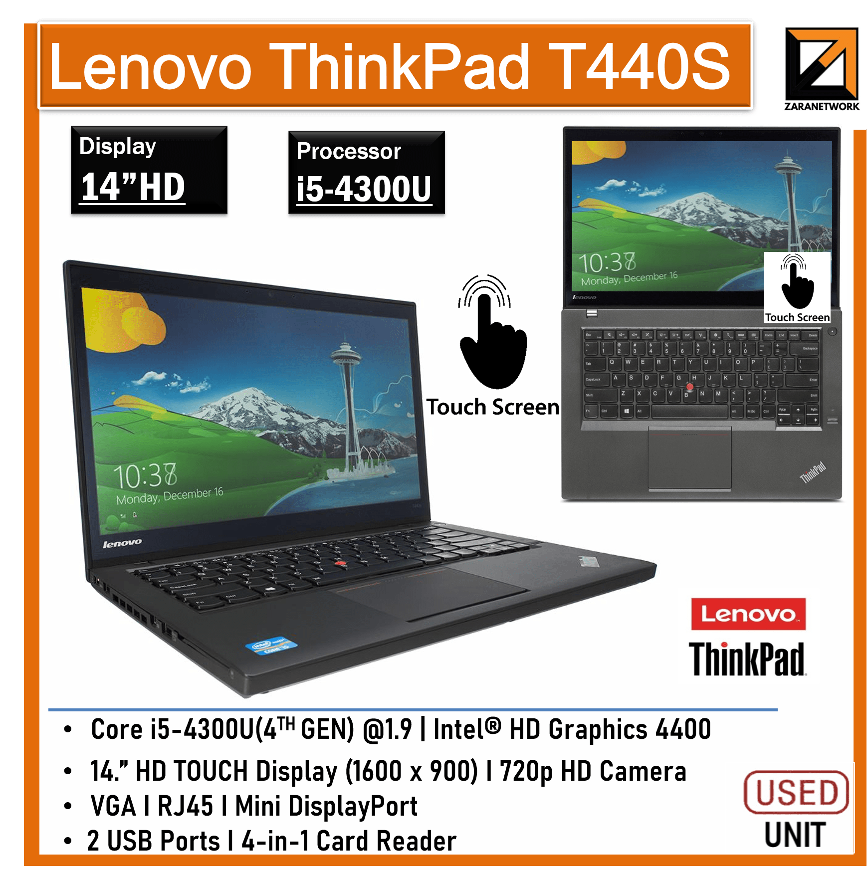 Lenovo ThinkPad T440S - My Store